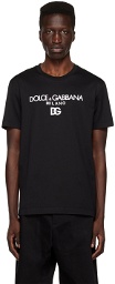 Dolce & Gabbana Black Crewneck T-Shirt