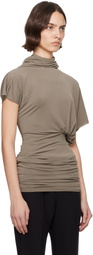 Rick Owens Lilies Gray Hollywood Lilith T-shirt