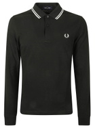 Fred Perry Ls Twin Tipped Polo Shirt