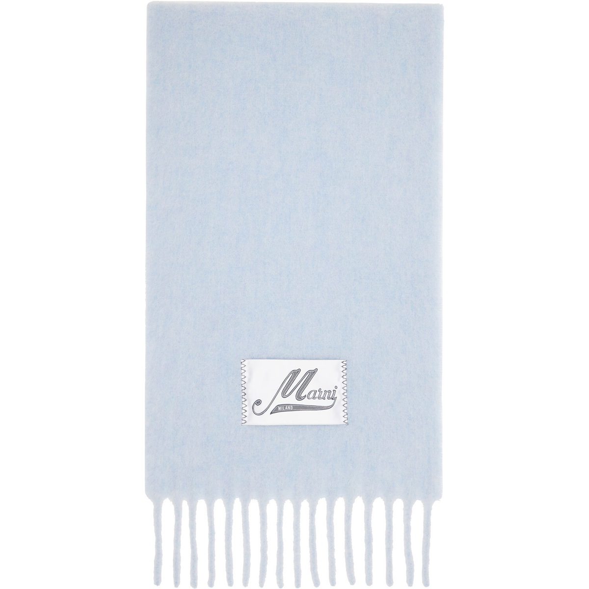 Marni Blue Alpaca Scarf