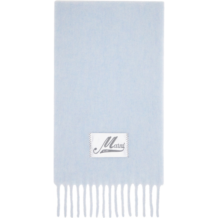 Photo: Marni Blue Alpaca Scarf