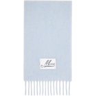 Marni Blue Alpaca Scarf
