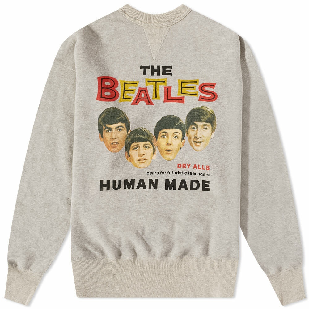Human Made Men's Beatles Sweat in Grey Human Made