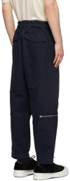 YMC Navy Organic Cotton Flight Cargo Pants