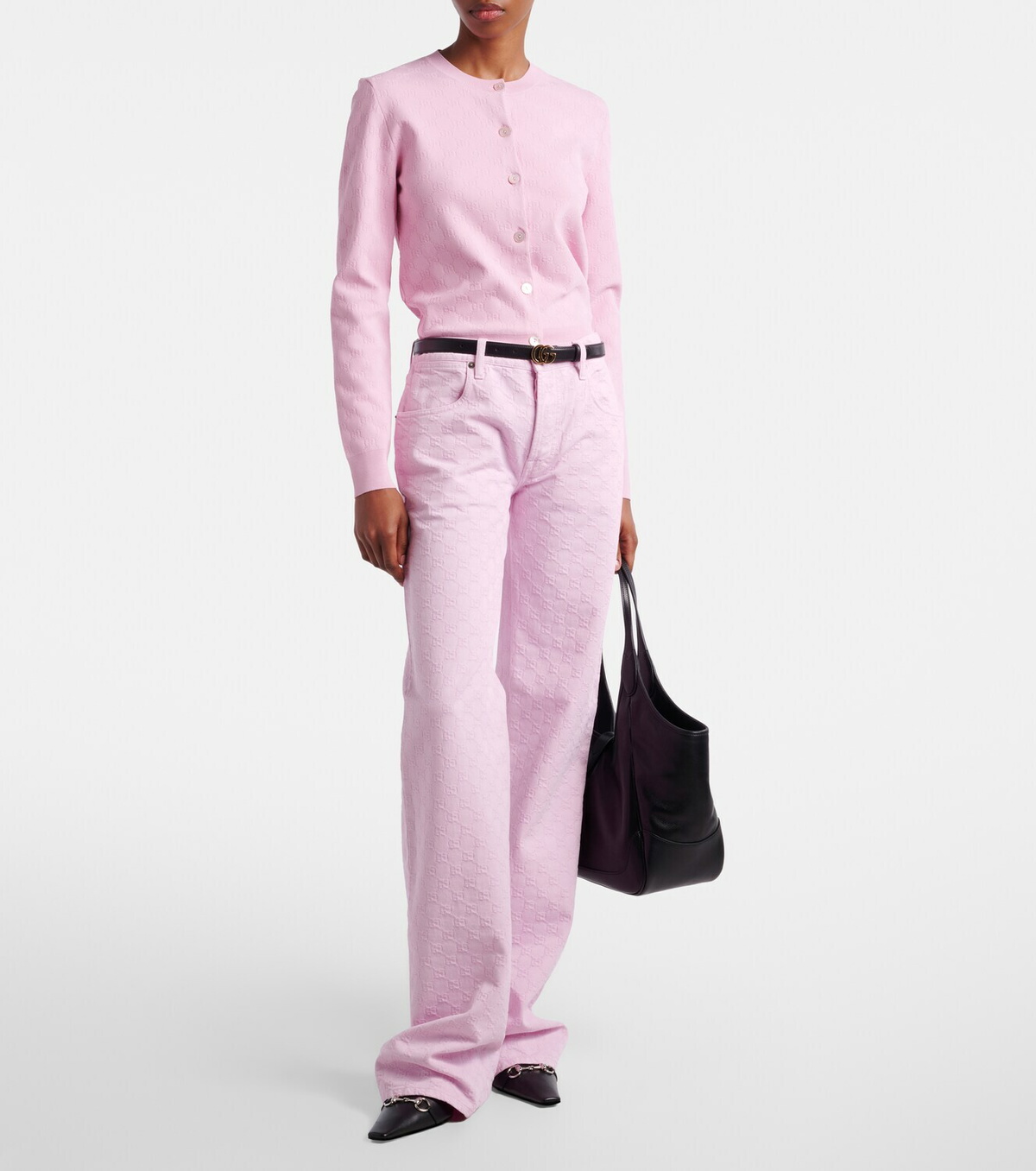 Gucci GG jacquard straight jeans