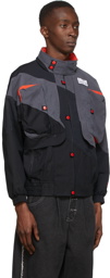 Li-Ning Black & Grey Panel Jacket