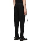 The Viridi-anne Black Wool Cargo Pants