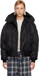 ERL Black Flight Bomber Jacket