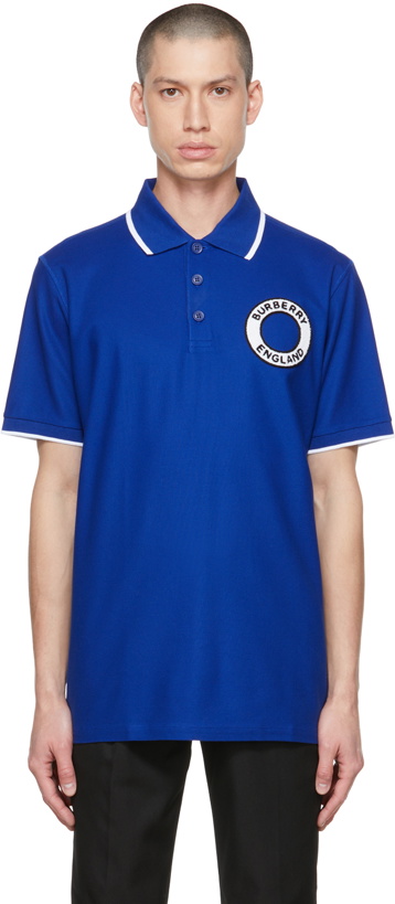 Photo: Burberry Blue Patch Polo