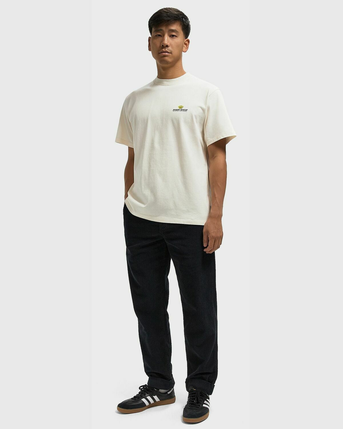 Edmmond Studios PAWN SHOP Beige Mens Shortsleefe