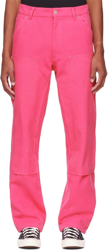 Photo: Sky High Farm Workwear Pink Workwear Trousers