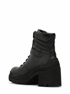 MONCLER - 80mm Envile Strap Leather Ankle Boots