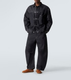 Comme des Garçons Homme x VIBAe leather and suede mules