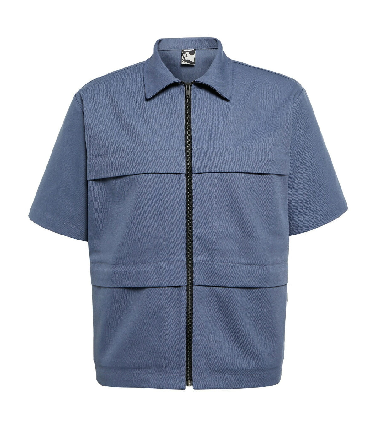 GR10K Black Cotton Shortsleeve Shirt main image 0