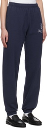 Sporty & Rich Navy Vendome Sweatpants