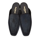 Paul Stuart Navy Suede Palace I Loafers