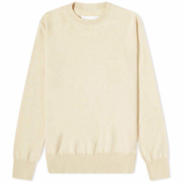 Photo: Jil Sander Crew Neck Knitted Jumper in Medium Beige