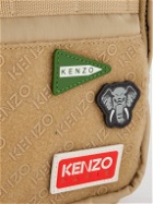 KENZO - Jungle Logo-Appliquéd Webbing-Trimmed Tech-Twill Backpack