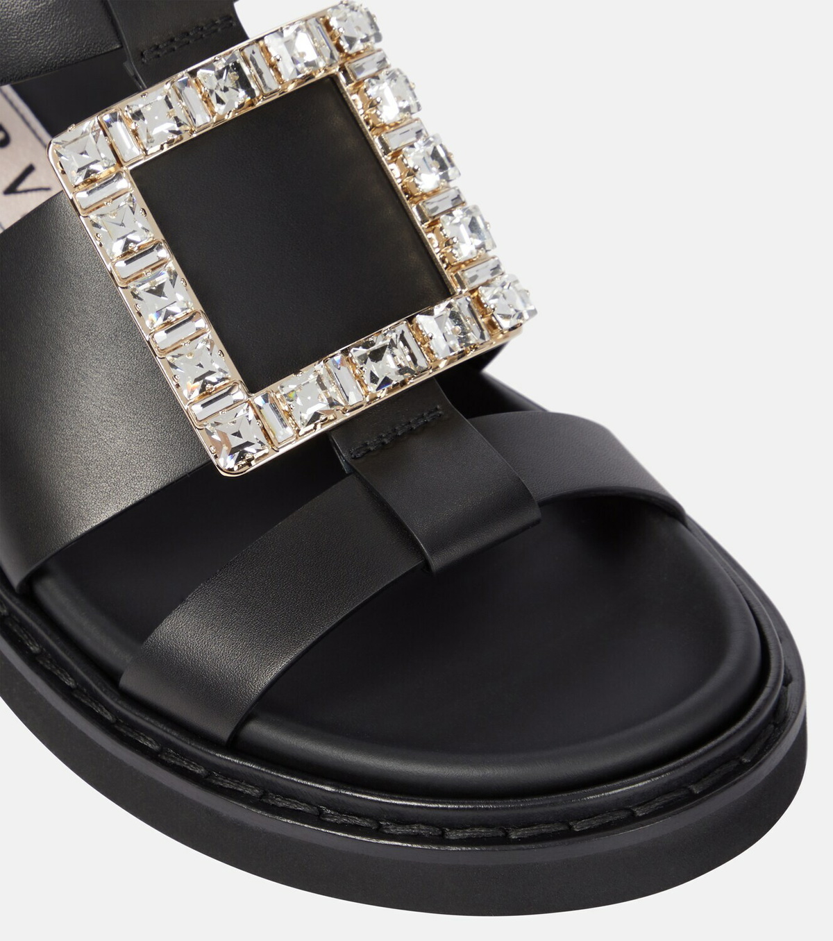 Roger Vivier Viv' Rangers leather sandals Roger Vivier