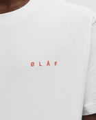 ølåf Face Crayon Tee White - Mens - Shortsleeves