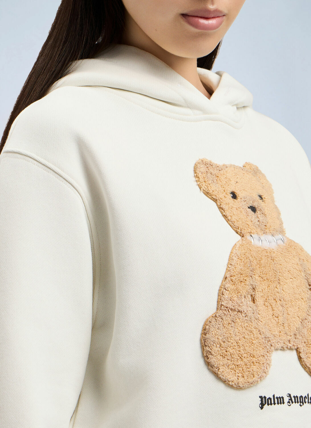 Palm Angels Bear Fitted Hoodie