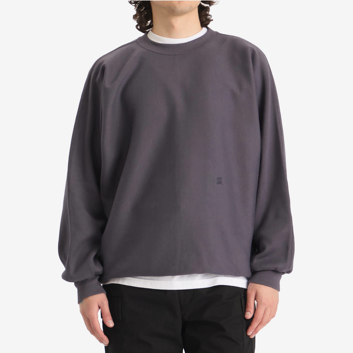 Nanamica Men's Crew Neck Sweatshirt in Vintage Navy Nanamica