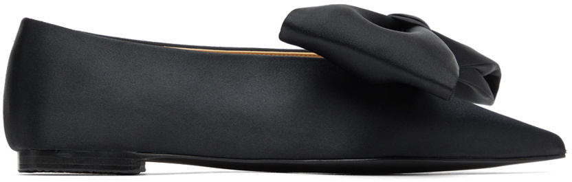 【KIMHEKIM】Monroe Ballerina Flat-Black KIMHĒKIM Black Monroe Ballerina Flats KIMHĒKIM