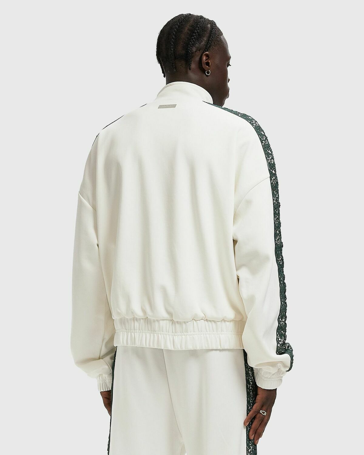 Rough. OLIVE TRACK JACKET White Men