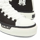 AMIRI Men's Court Hi-Top Sneakers in Black/White