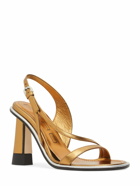 ETRO - 100mm Metallic Leather Sandals