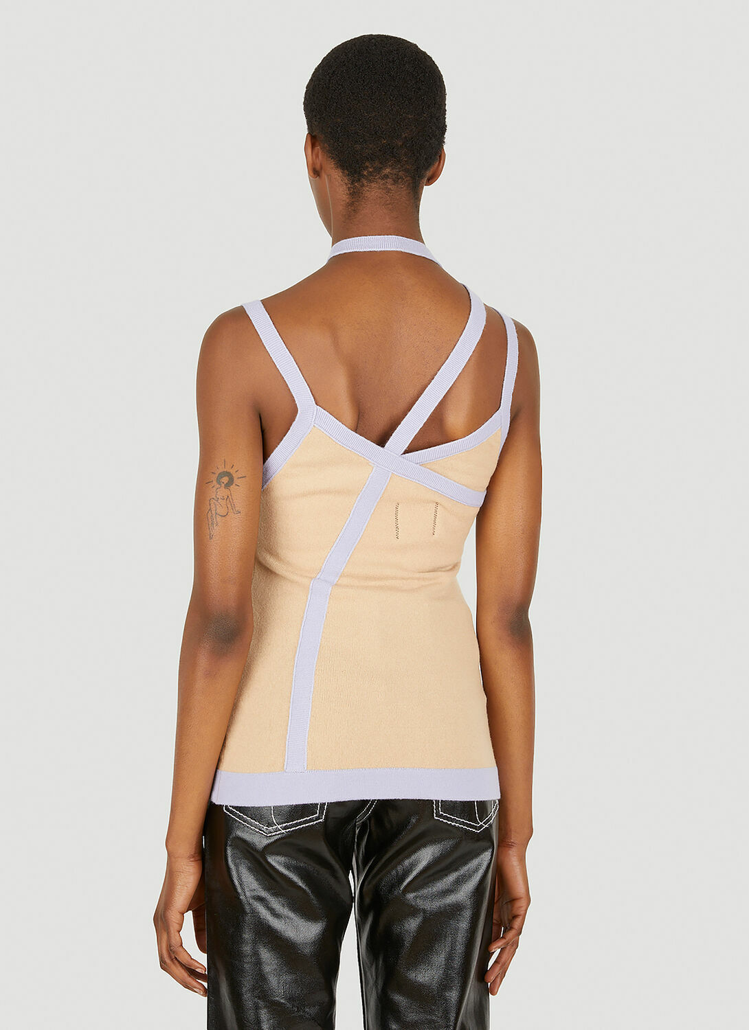 Ninamounah Asymmetric Knit Top