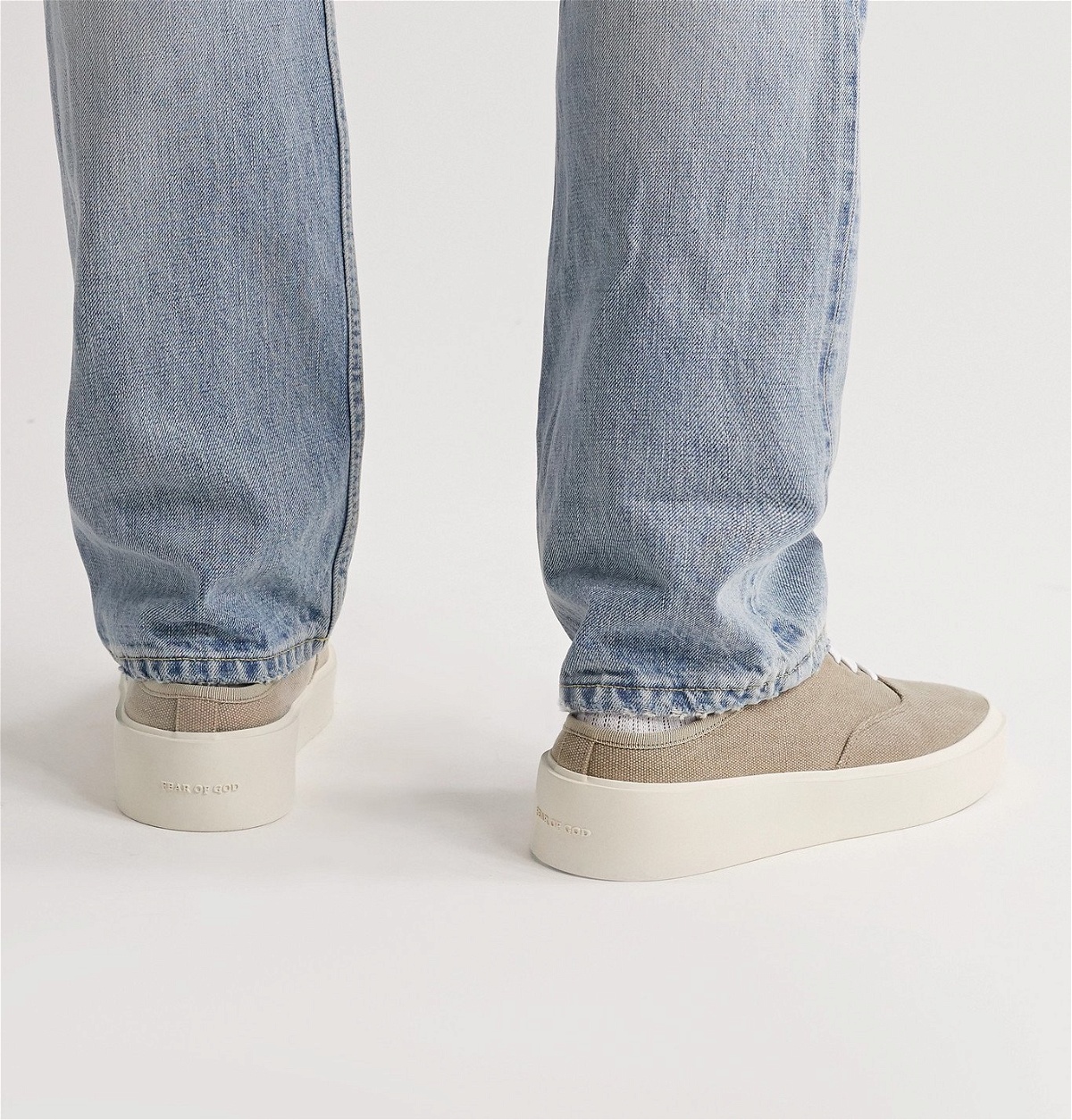 Fear of God - 101 Canvas Backless Sneakers - Brown Fear Of God