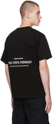 Reese Cooper Black 'Two Steps Forward' T-Shirt