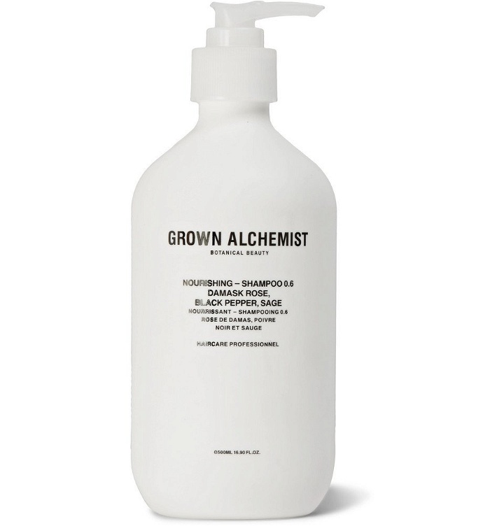 Photo: Grown Alchemist - Nourishing Shampoo 0.6 - Damask Rose, Black Pepper and Sage, 500ml - Colorless