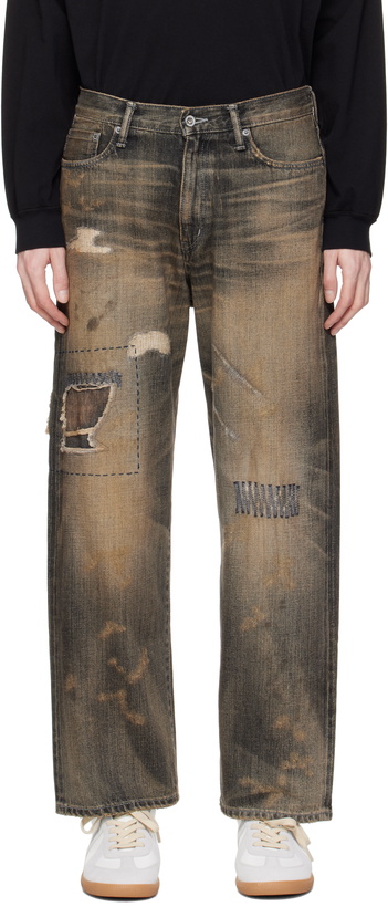 Photo: Neighborhood Black Savage DP Wide Jeans