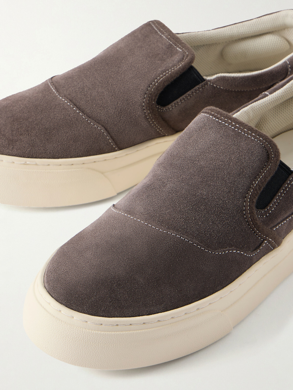 Omni - Lister Suede Slip-On Sneakers - Gray