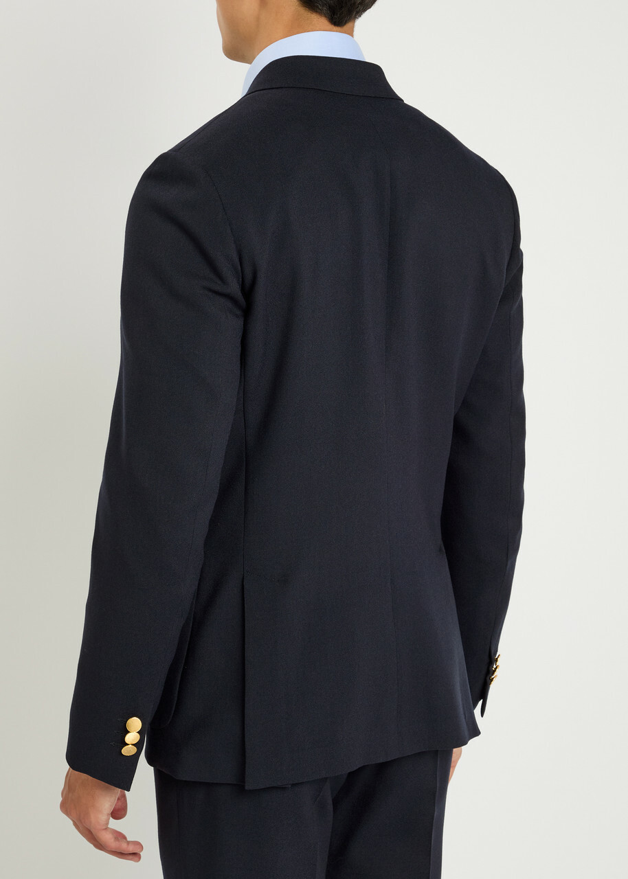 Paul Smith Woven Tailored Trousers Navy