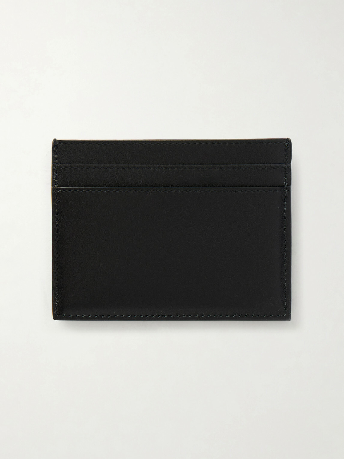 SAINT LAURENT - Logo-Print Leather Cardholder