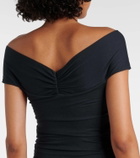 Dorothee Schumacher Soft Drape off-shoulder midi dress
