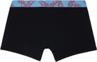 Vivienne Westwood Two-Pack Black Cotton Boxer Briefs