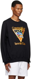 Casablanca Black 'Tennis Club' Sweatshirt