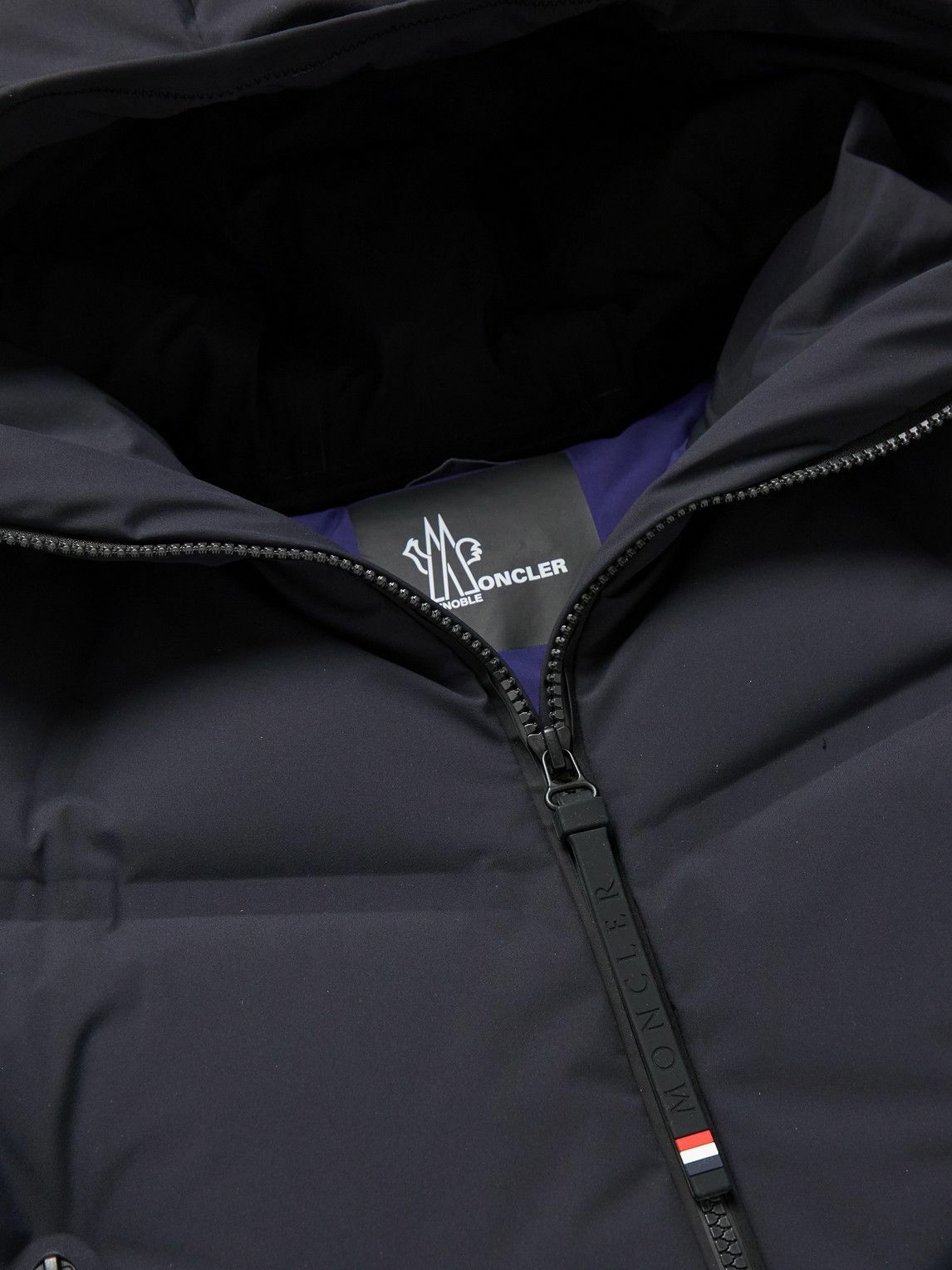 Arcesaz Logo-Appliquéd Quilted Hooded Down Ski Jacket