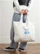 Gallery Dept. - Logo-Print Webbing-Trimmed Cotton-Canvas Tote Bag