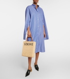 Loewe - Standard A4 raffia tote bag