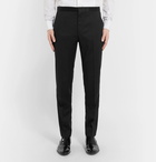 Hugo Boss - Black Gilan Slim-Fit Super 120s Virgin Wool Tuxedo Trousers - Men - Black