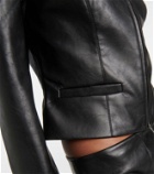 Aya Muse Ubala faux leather jacket