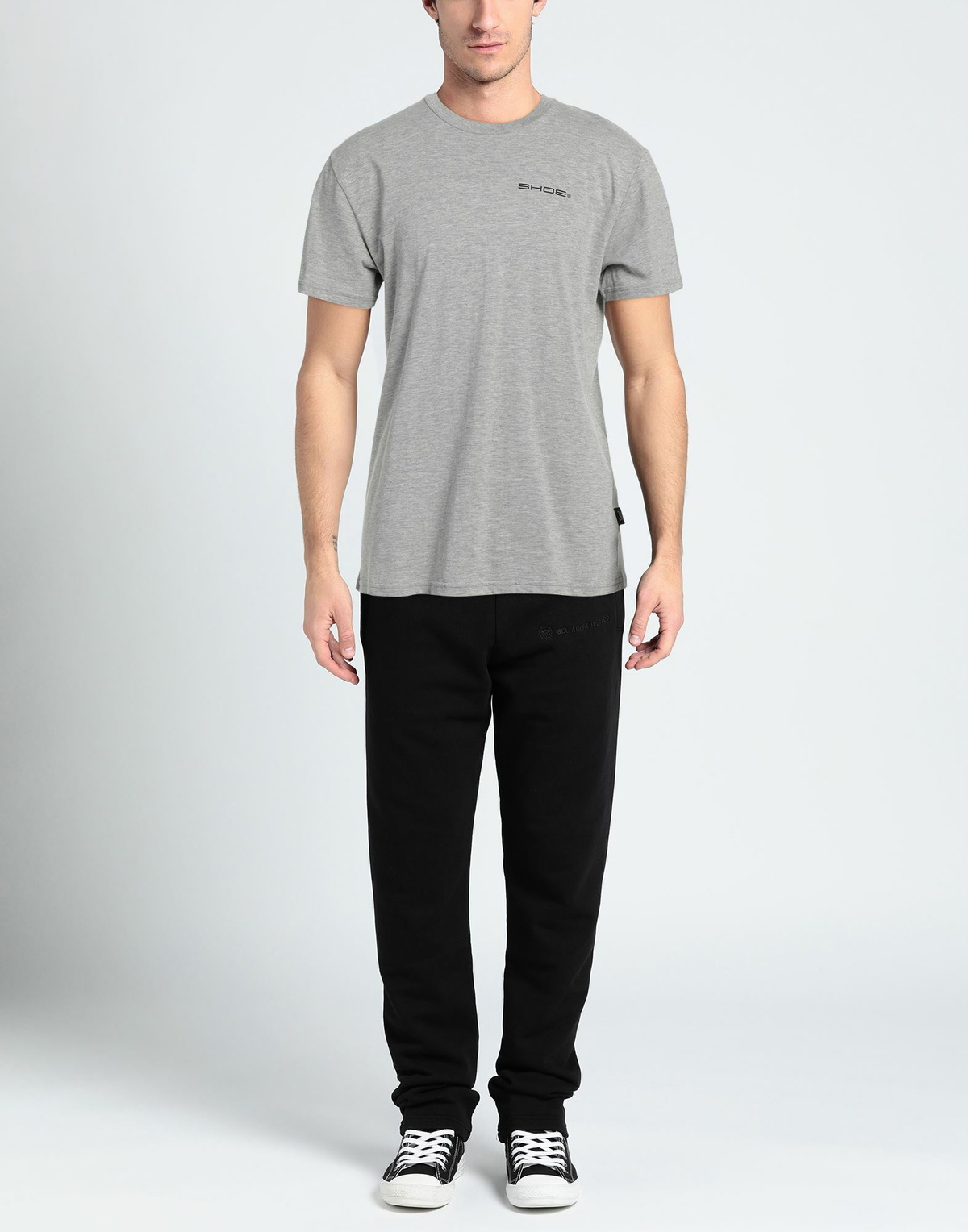Shoe Mens T-shirt in Grey