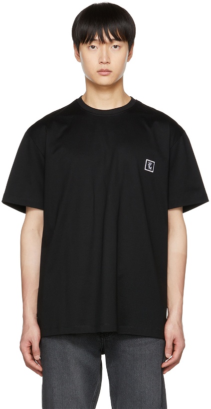 Photo: Wooyoungmi Black Embroidered T-Shirt