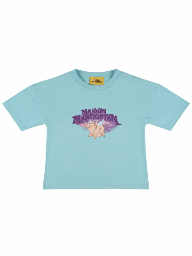 Photo: MAISON MANGOSTAN Printed Organic Cotton T-shirt