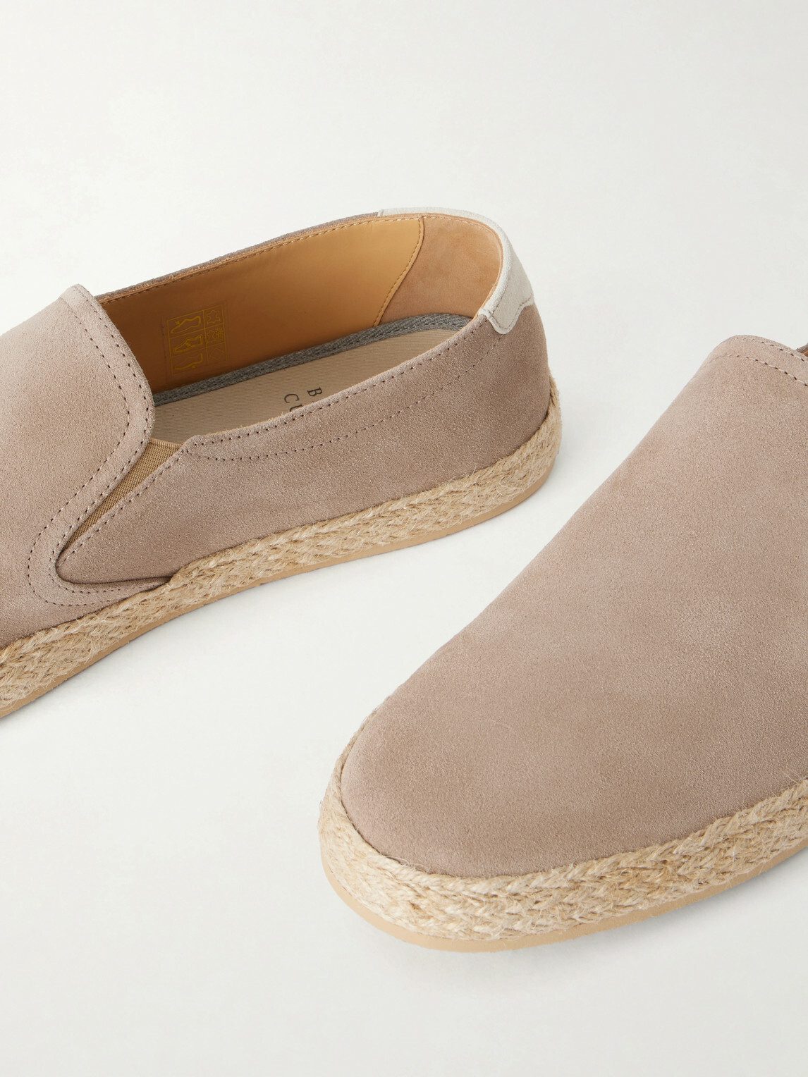 Brunello Cucinelli - Suede Espadrilles - Brown